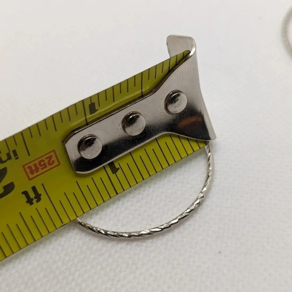 Sterling  hoops - Picture 4 of 4